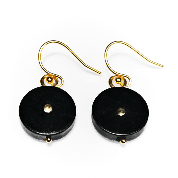 'Vileska' Beaded Earrings Gold